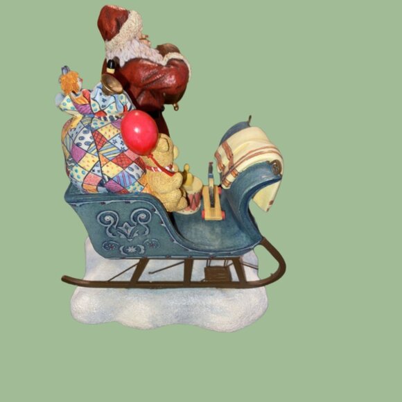 Lang Wise Christmas Collectibles Sherri Buck Baldwin Time For Santa Figurine - Picture 5 of 7